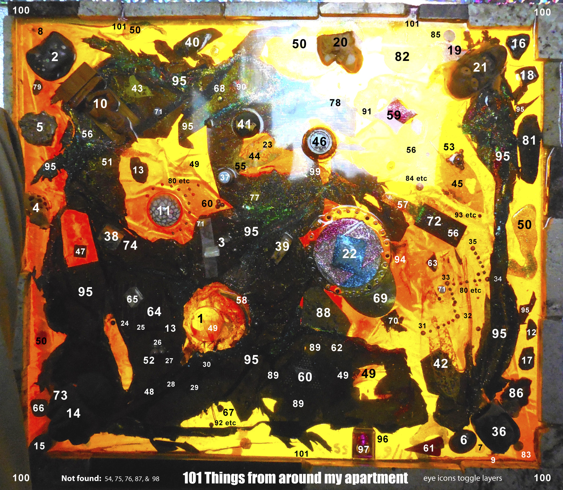 101 Things From Around My Place