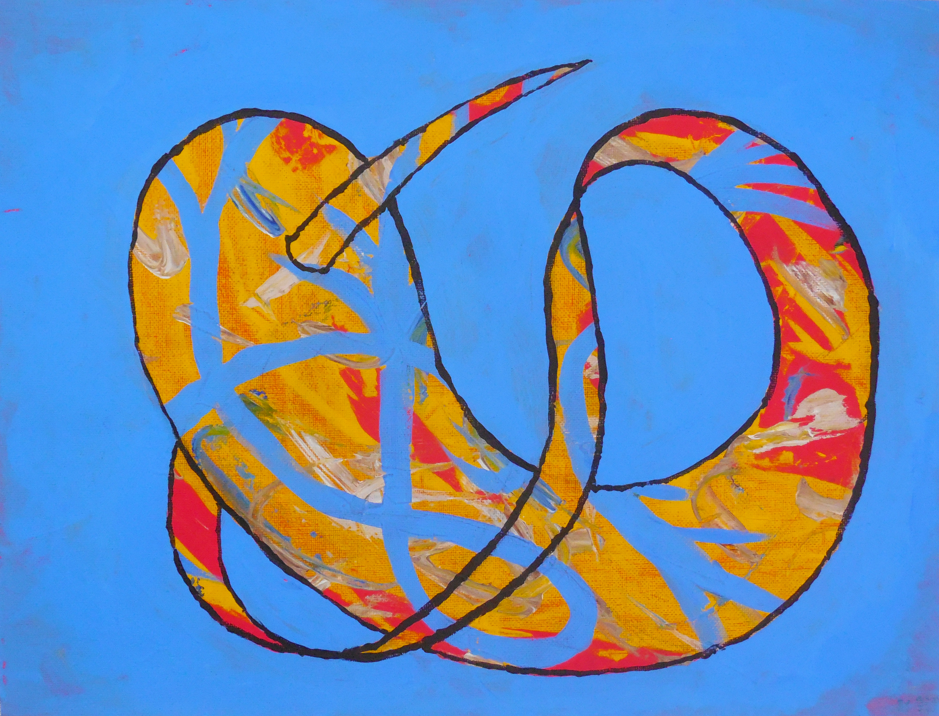 Mobius Curve becoming a Klein Bottle