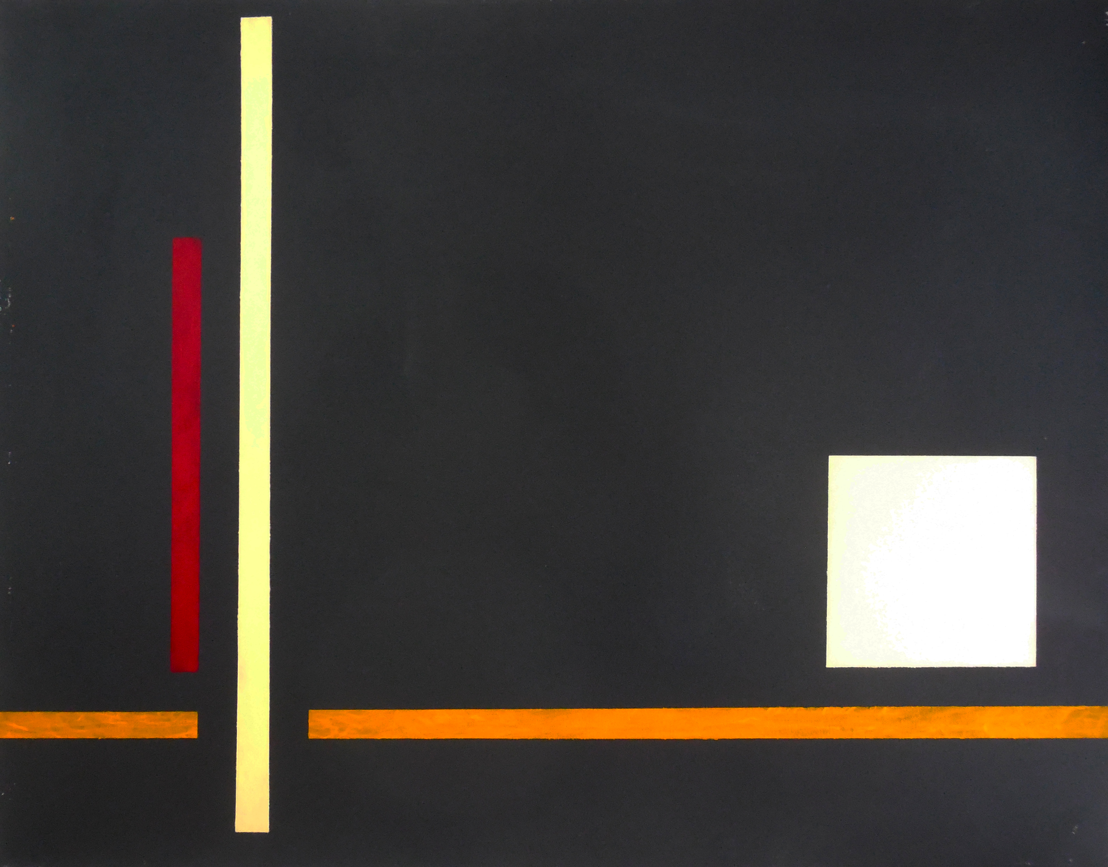 Black Squares on Yellow